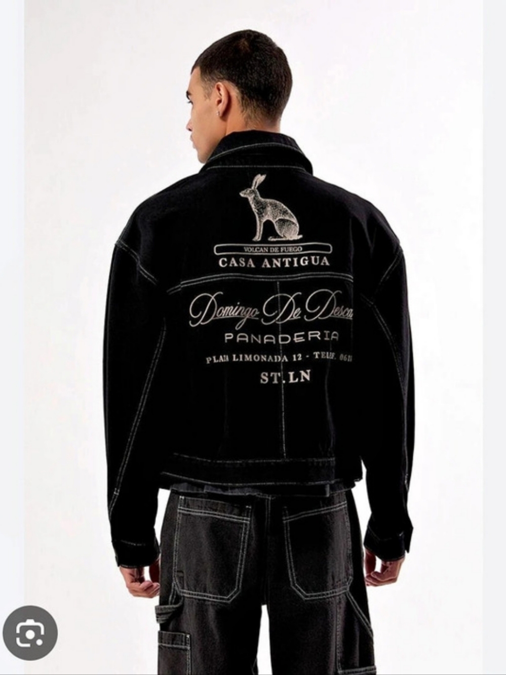 PacSun Casa Antigua Domingo De Dios Pandereta Jacket Black Medium